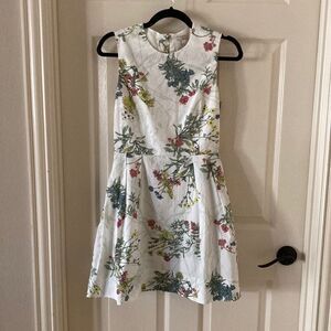 Gap Fit & Flare Brunch Dress Surplice Pockets Formal Garden Party Chic Size 0